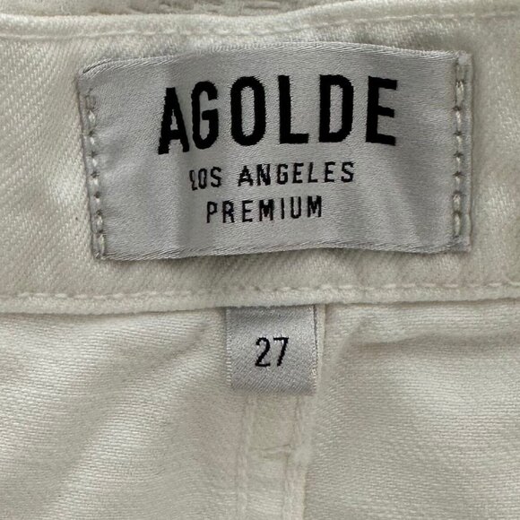 Agolde Parker Short White - Picture 2 of 3